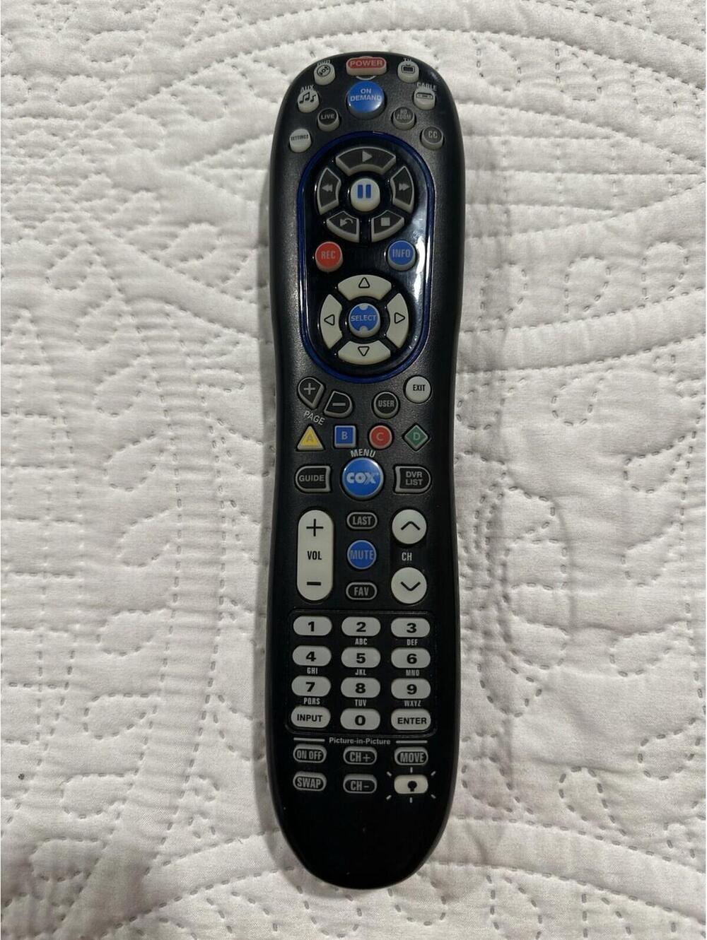 Samsung TV Remote + Cox Universal Remote Control Lot 2 Untested As-Is - Picture 3 of 8